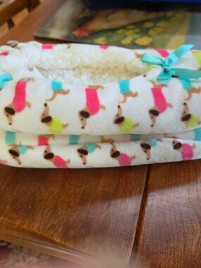 dachshund dog slippers new size 7